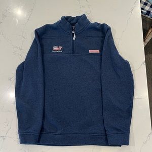 Vinyard Vines shep shirt, thick material. Custom American Flag, and Long Island